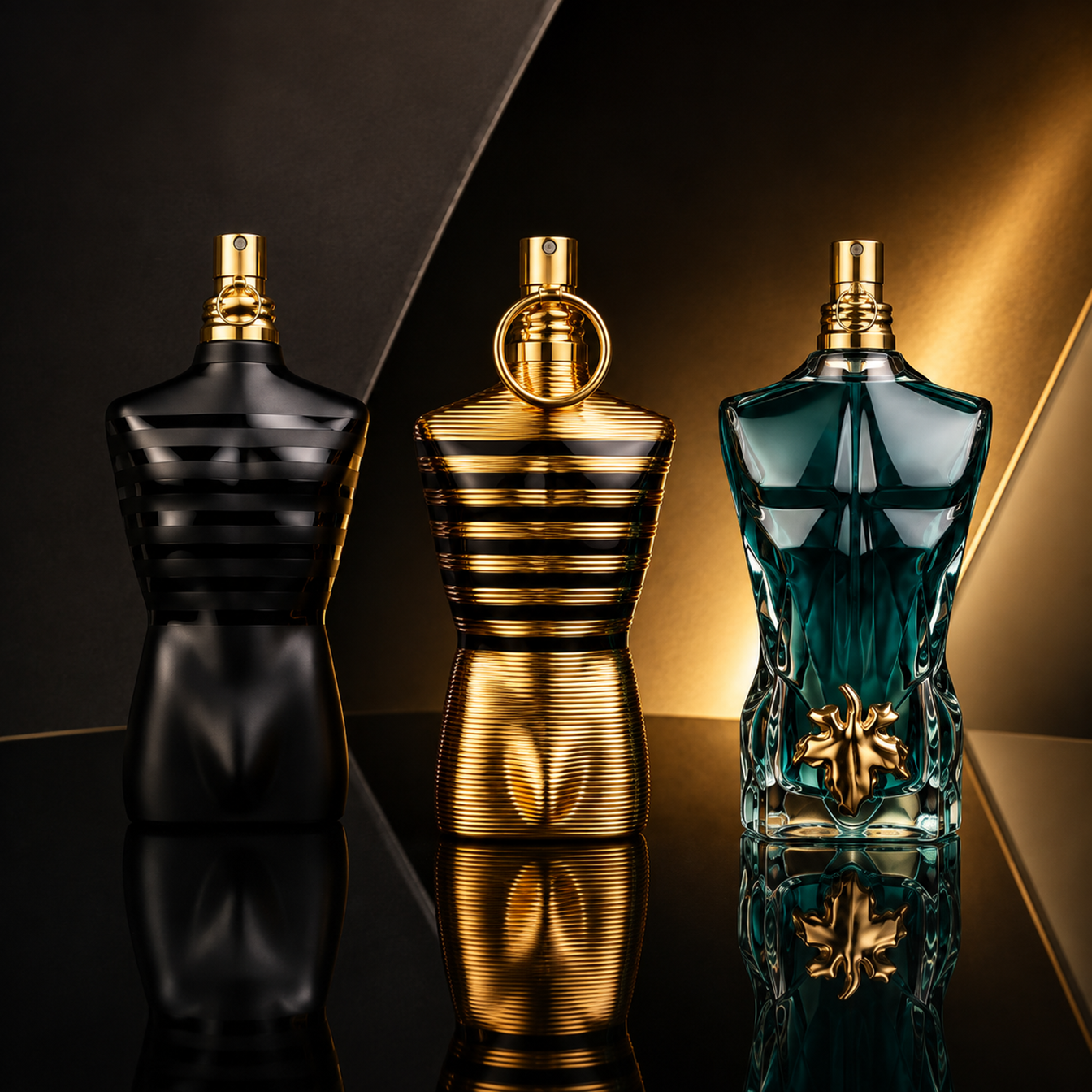Jean Paul Gaultier Trilogy - Le Beau, Le Male Elixir, Le Male Le Parfum - 3 x 10 ml